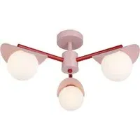 Yasmin Abstract Ceiling Fitting - Pink