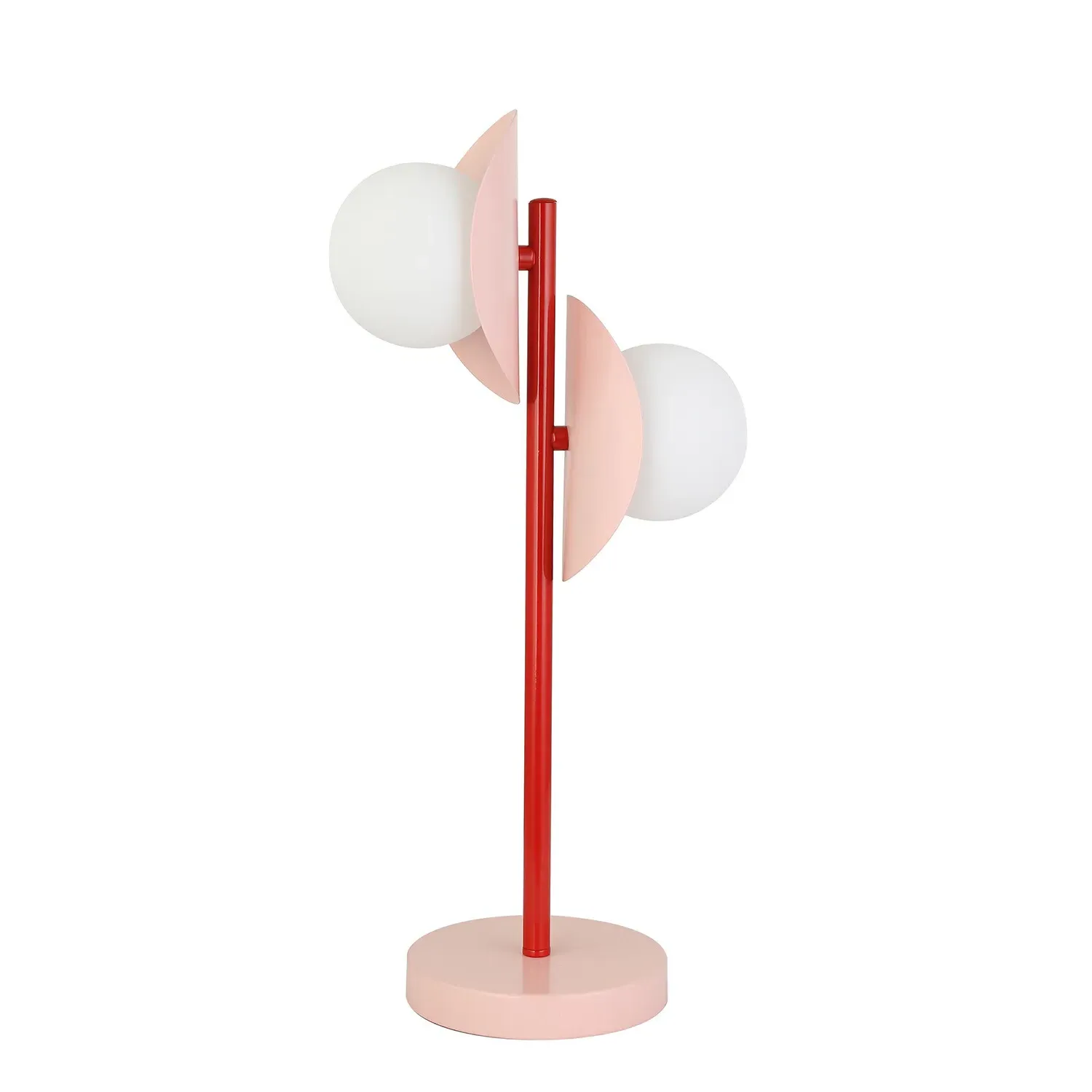 Yasmin Abstract Table Lamp - Pink
