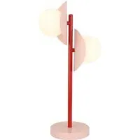 Yasmin Abstract Table Lamp - Pink