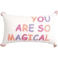 You Are So Magical Cushion - White
