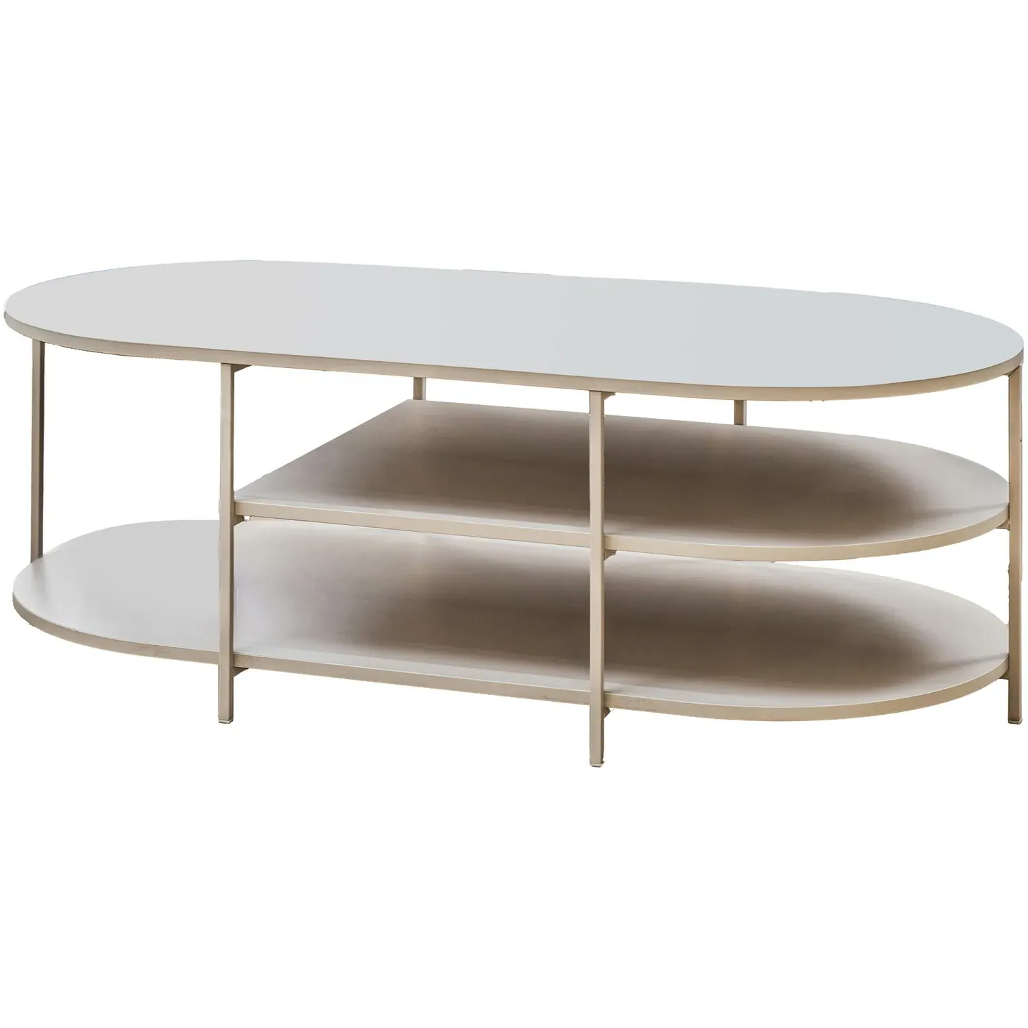Zara Coffee Table - Beige, MDF