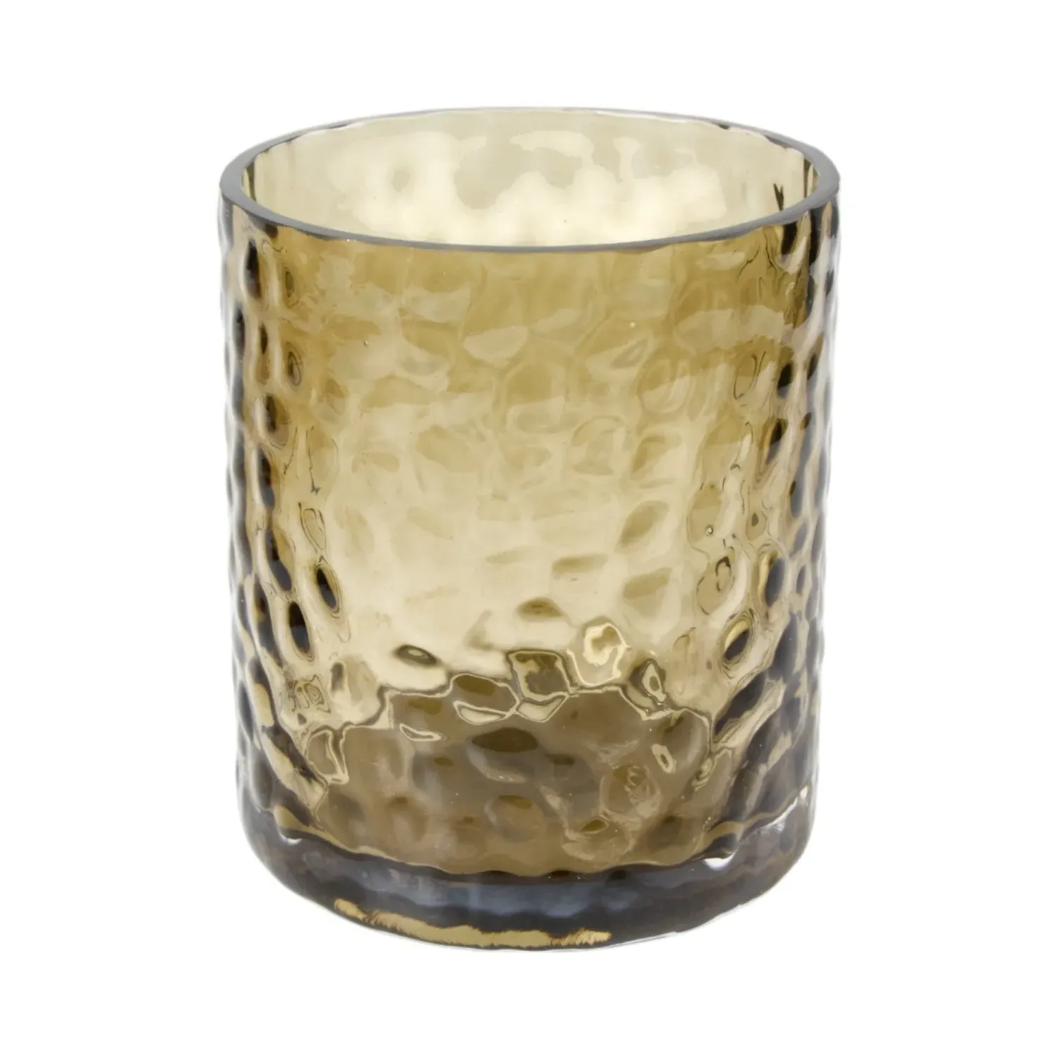 Zara Hurricane Candle Holder - Hammered Finish