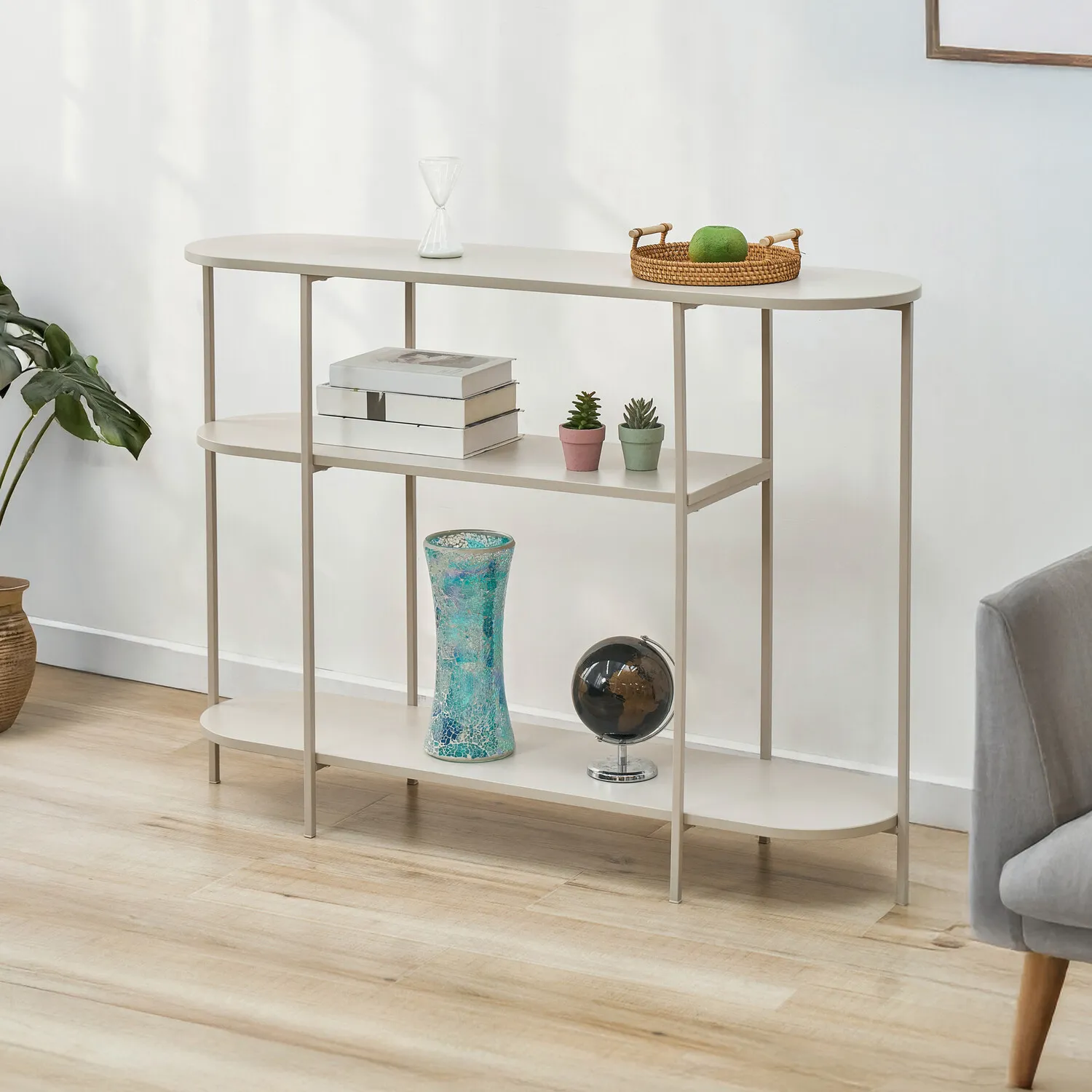 Zara Open Shelf Unit - Beige image