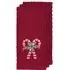 Candy Canes Tea Towel 3 Pack - Red, Cotton