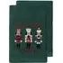 Nutcracker Hand Towel 2 Pack - Green, Cotton