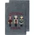 Nutcracker Hand Towel 2 Pack - Grey, Cotton