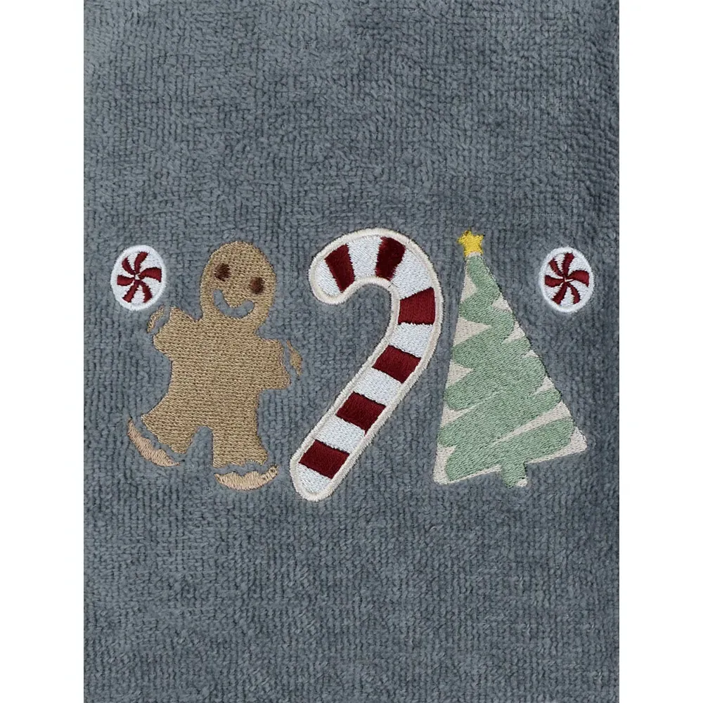 Sweet Shop Hand Towel 2 Pack - Grey, Cotton