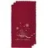 Winter Robin Tea Towel 3 Pack - Red, Cotton