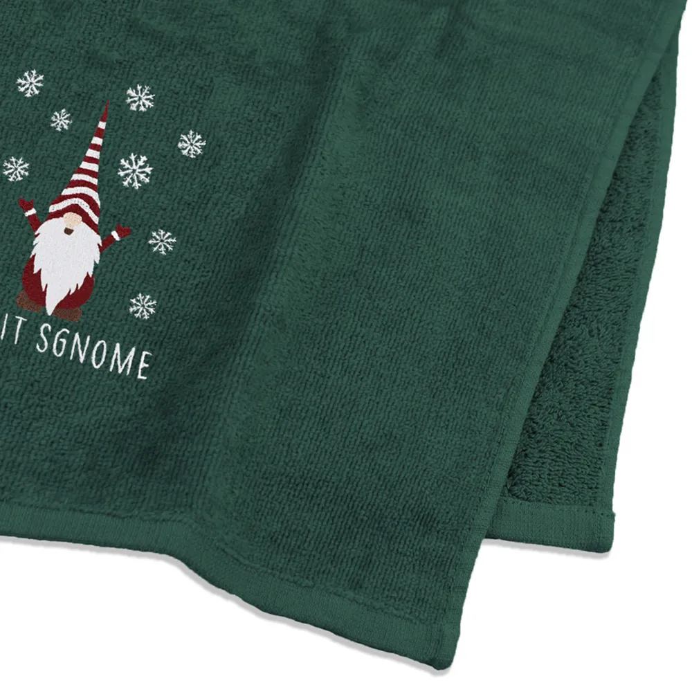 Xmas Gonks Hand Towel 2 Pack - Green