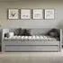 Erika Single Extending Guest Bed with Underbed Drawer - Grey