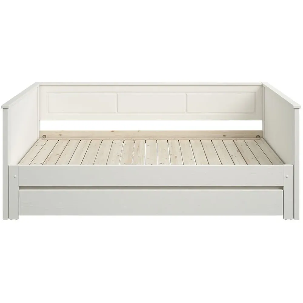 Erika Single Extending Guest Bed with Underbed Drawer - White