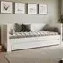 Erika Single Extending Guest Bed with Underbed Drawer - White