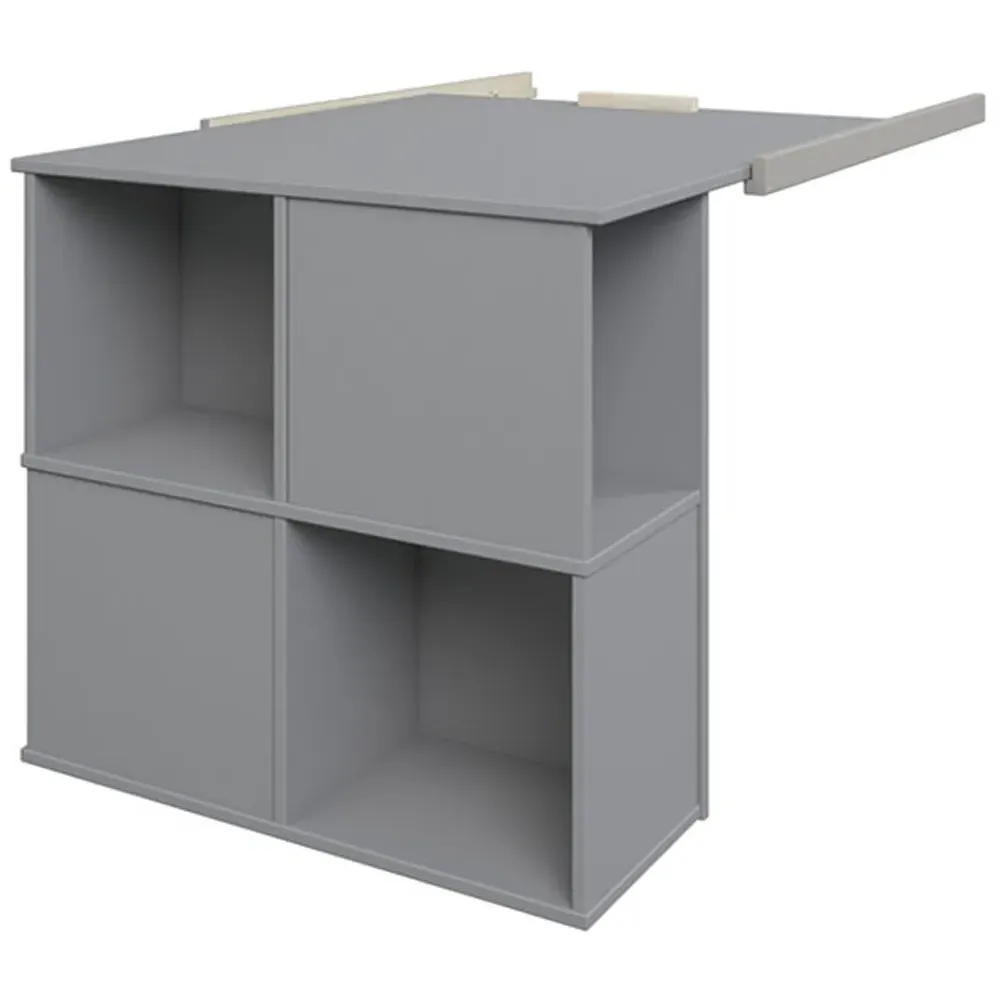 Midi Single Continental Mid Sleeper Craft Cabin Set - Grey, Pine