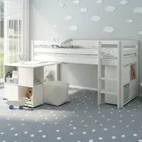 Midi Single Continental Mid Sleeper Craft Cabin Set - White