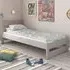 Tera Single Bed Frame - Grey, Pine