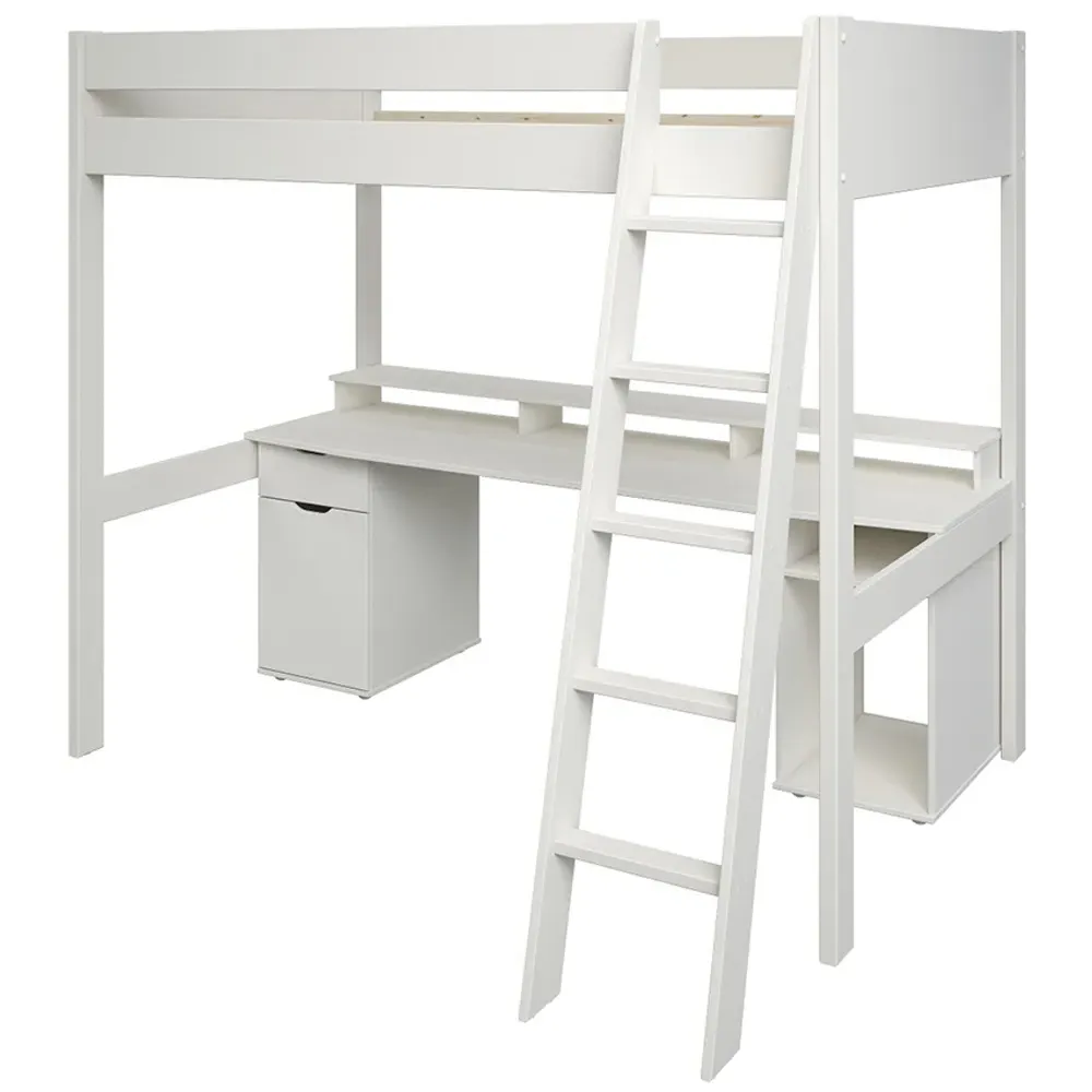 Tera Small Double Gaming High Sleeper - White