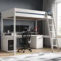 Tera Small Double Gaming High Sleeper - White