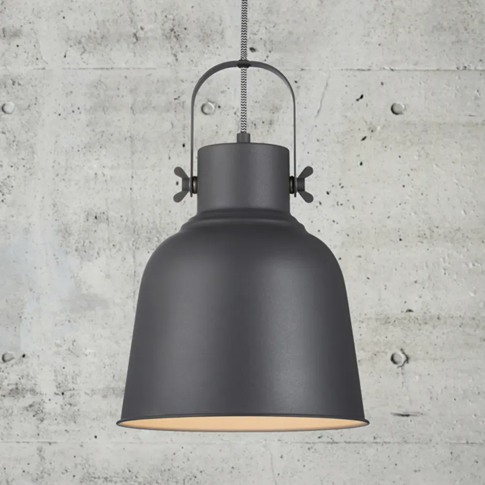 Adrian Pendant Light Shade - Anthracite