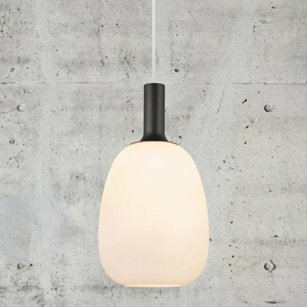 Alton 23 Pendant Light - White, Glass