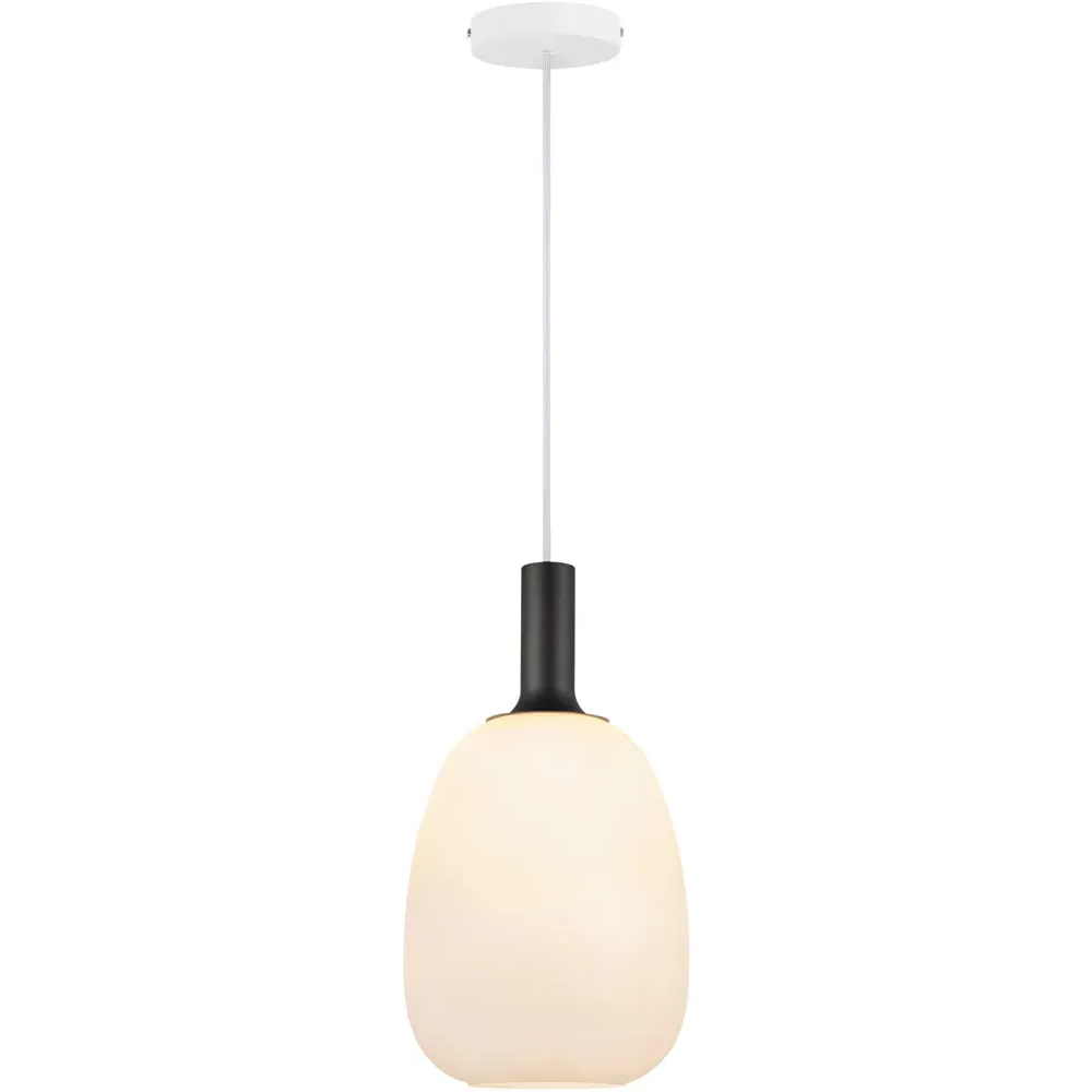 Alton 23 Pendant Light - White, Glass