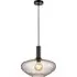 Alton 35 Pendant Light - Black, Smoked Glass
