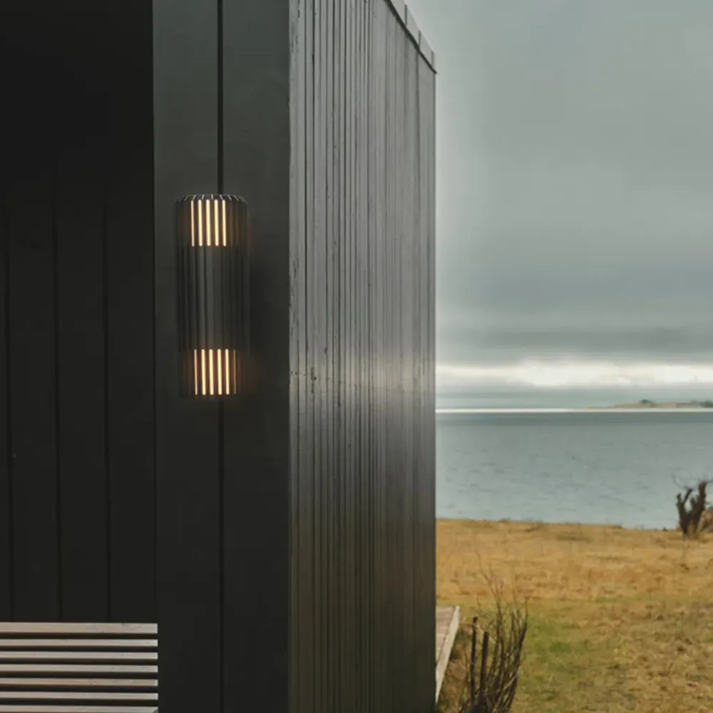 Aludra Seaside Double Wall Light - Black