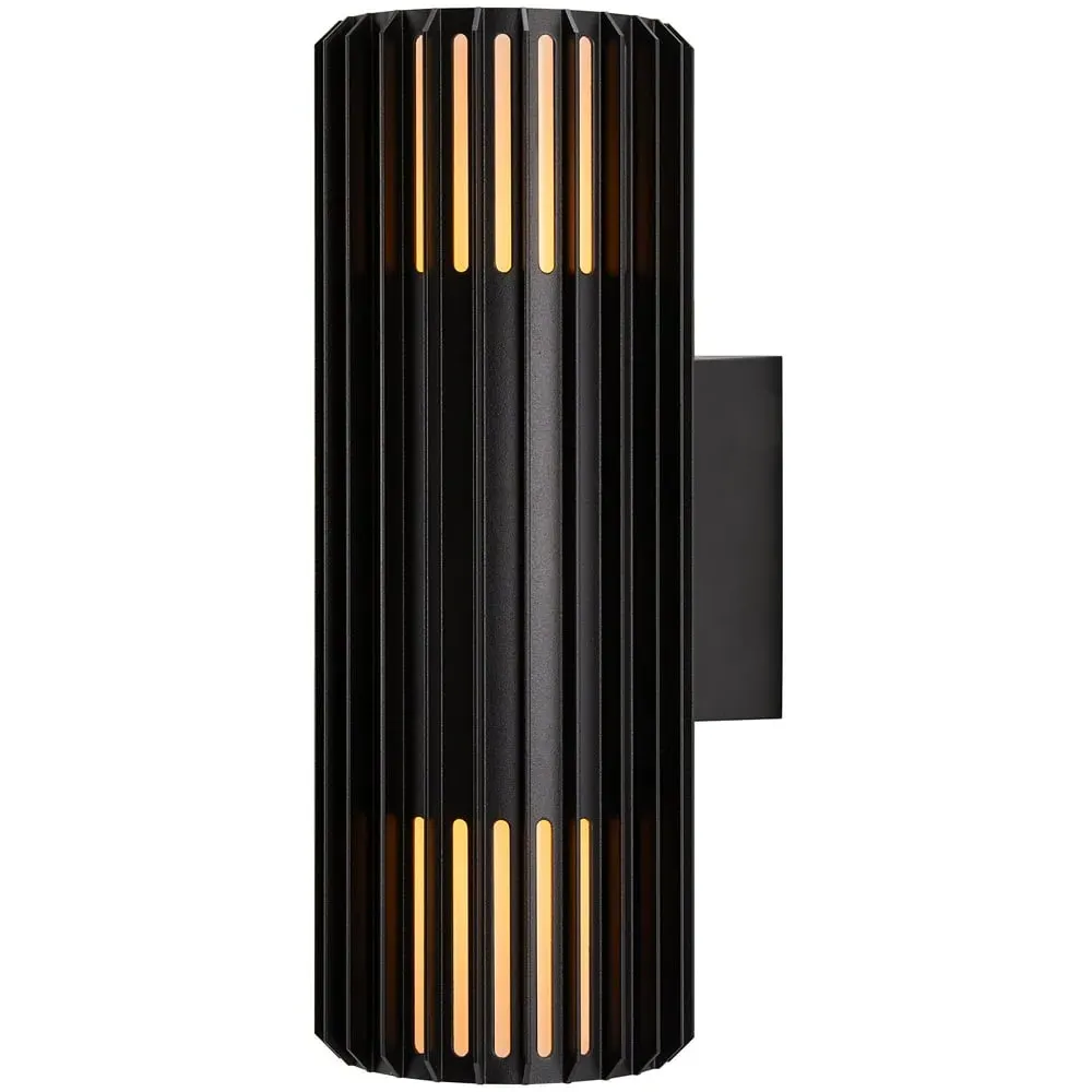 Aludra Seaside Double Wall Light - Black