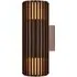 Aludra Seaside Double Wall Light - Brown