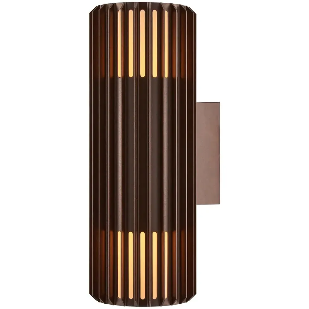 Aludra Seaside Double Wall Light - Brown