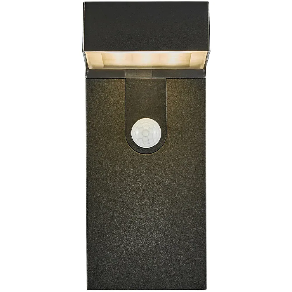 Alya Solar Wall Light with Motion Sensor - Black