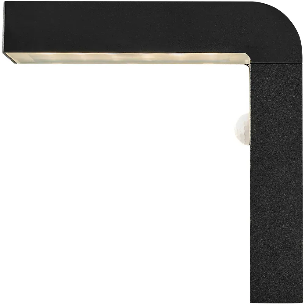 Alya Solar Wall Light with Motion Sensor - Black