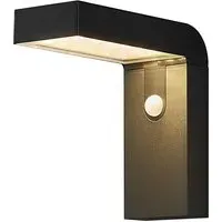 Alya Solar Wall Light with Motion Sensor - Black