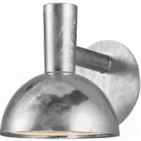 Arki 20 Galvanised Wall Light - Silver, Steel
