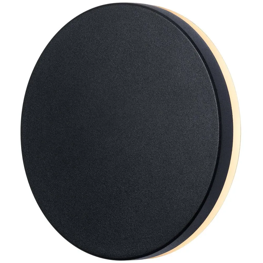 Artego Round Wall Light - Black image