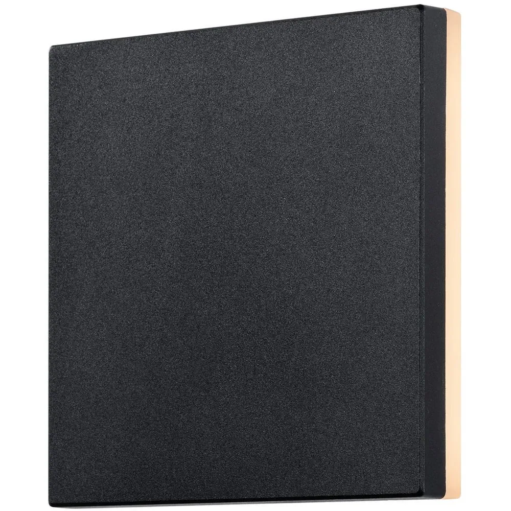 Artego Square Wall Light - Black