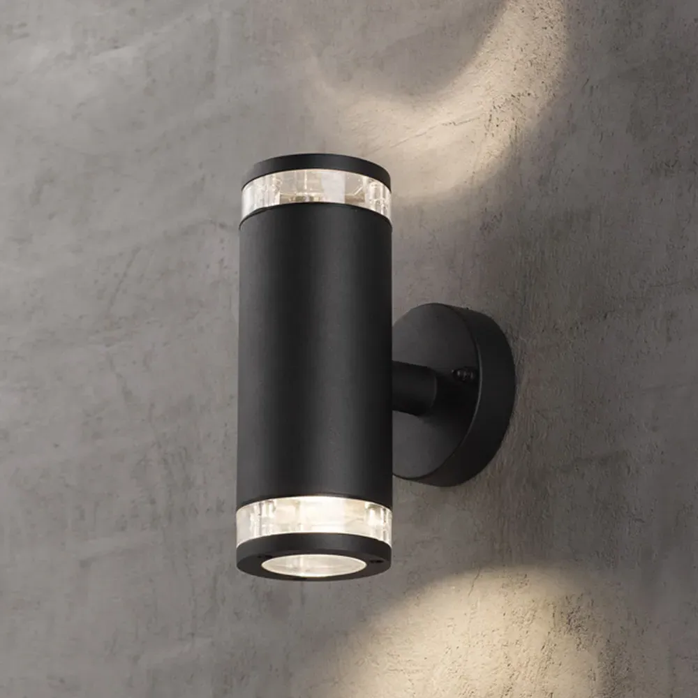 Birk Double Wall Light - Black