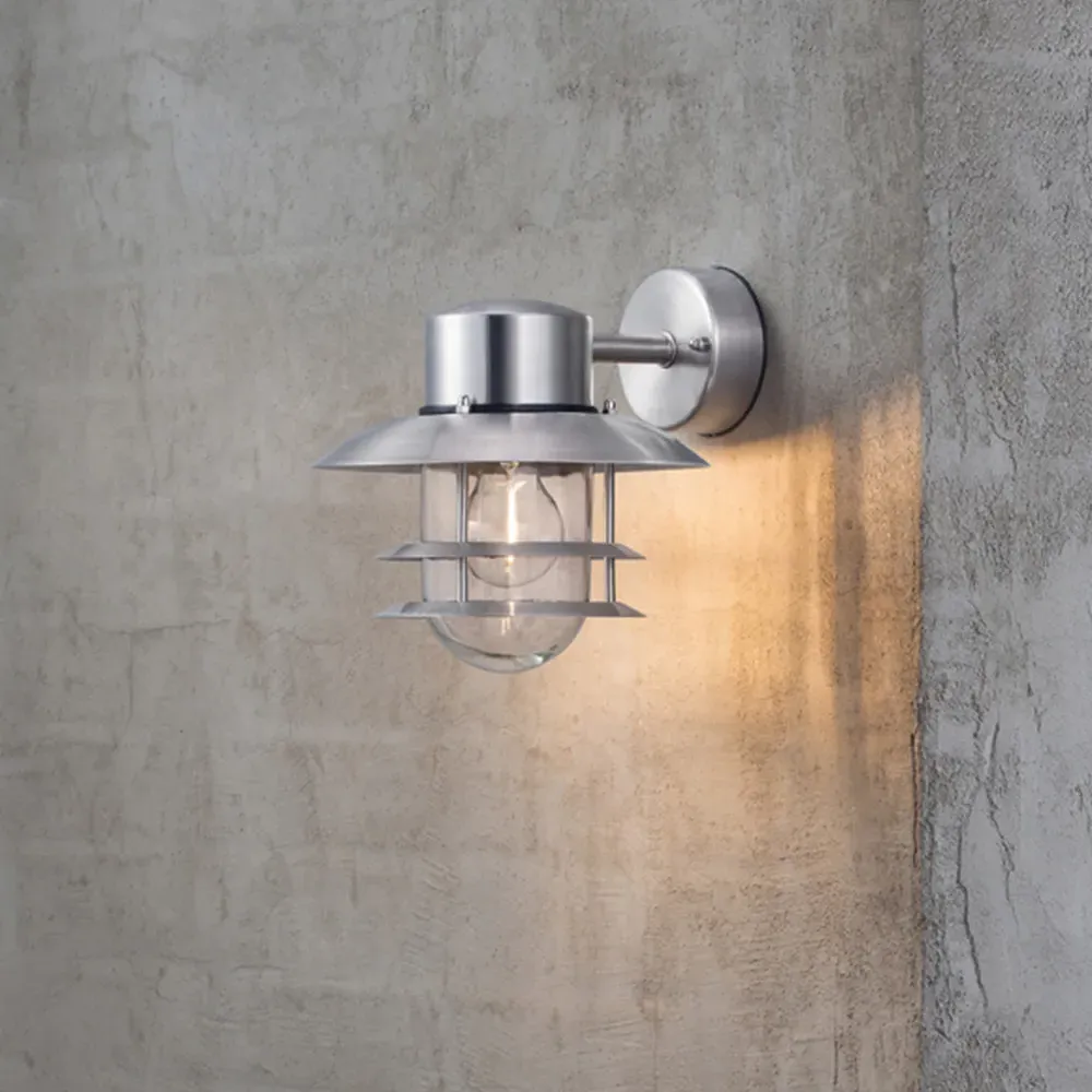 Blokhus Down Wall Light - Silver, Galvanised Steel