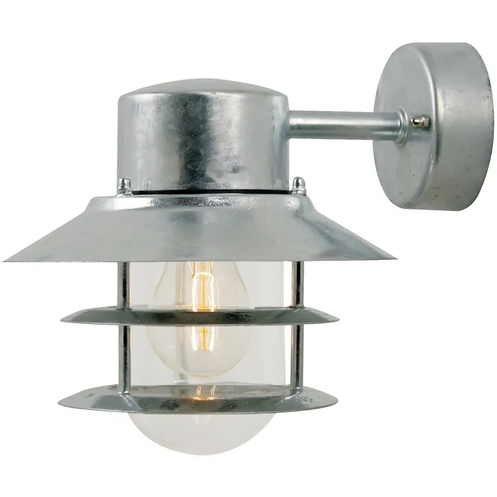 Blokhus Down Wall Light - Silver, Galvanised Steel image