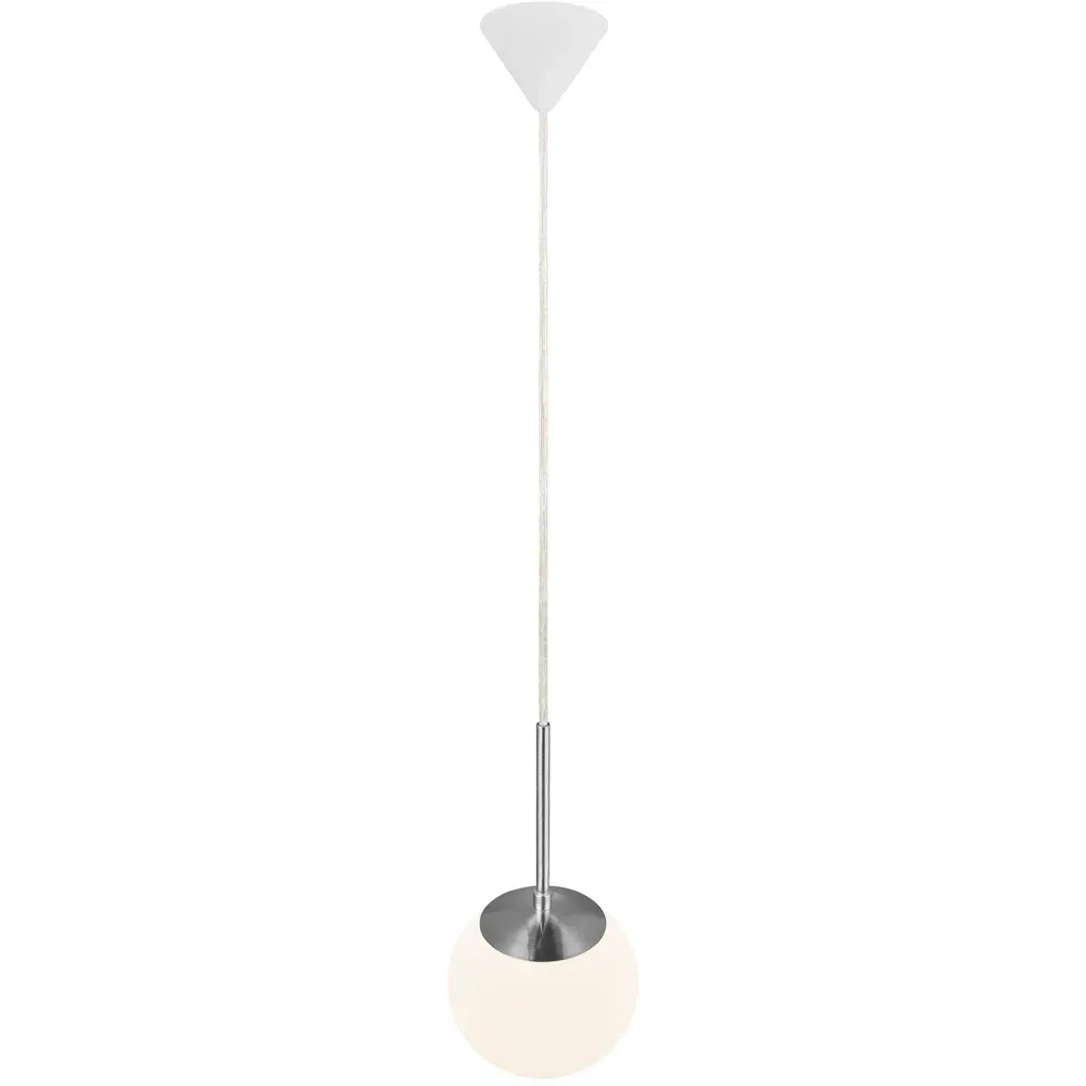 Cafe 15 Pendant Light - White, Glass