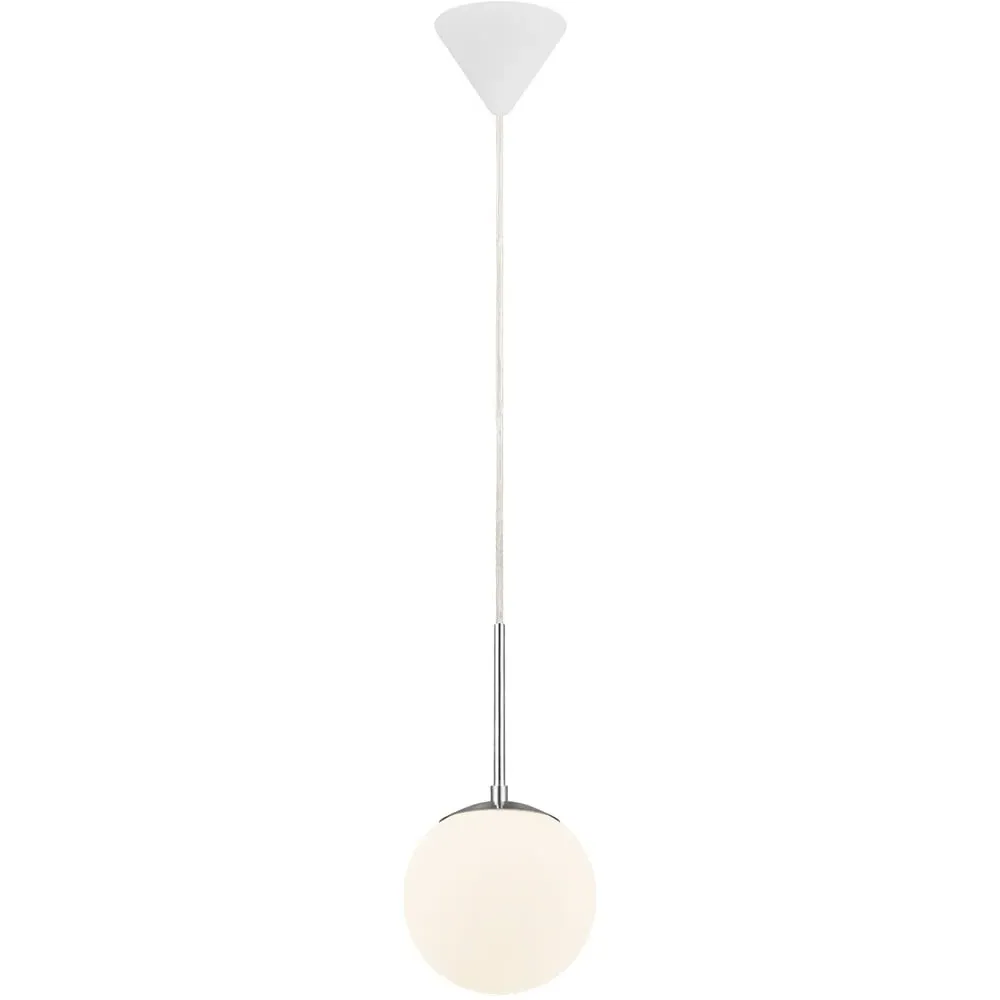 Cafe 15 Pendant Light - White, Glass image
