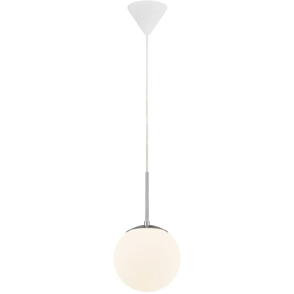Cafe 20 Pendant Light - White, Glass