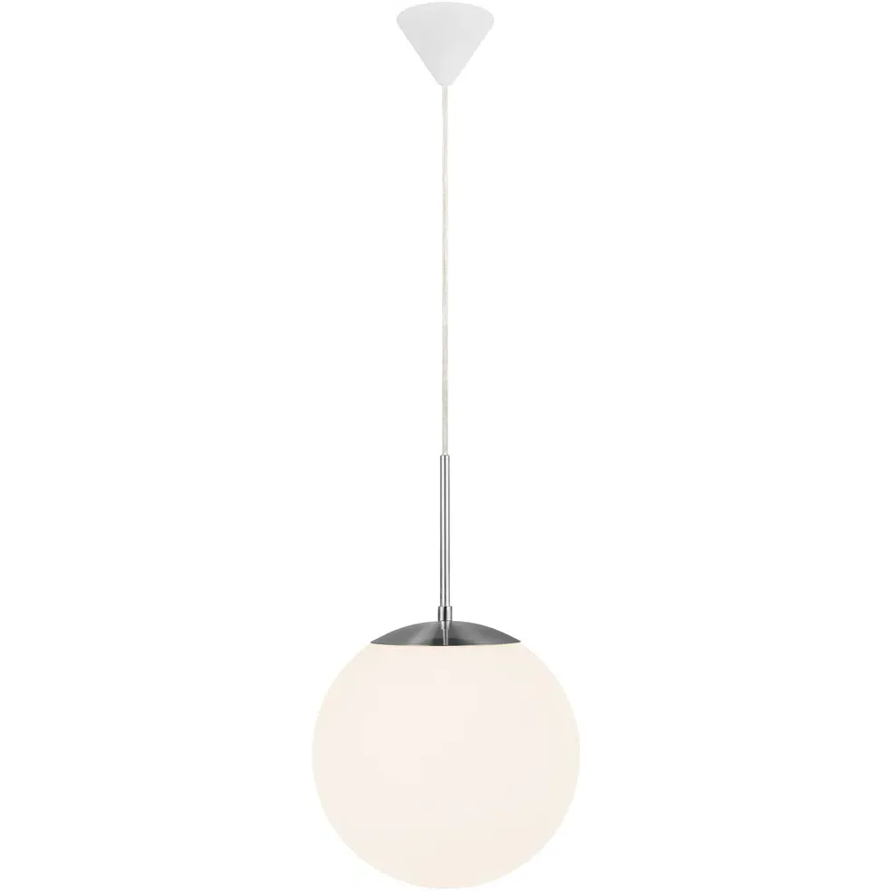 Cafe 25 Pendant Light - White, Glass