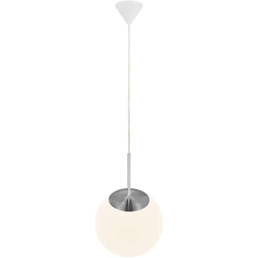 Cafe 25 Pendant Light - White, Glass