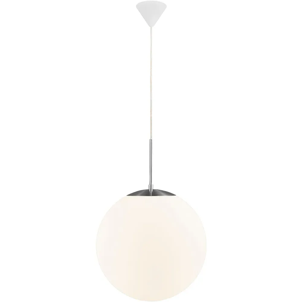 Cafe 30 Pendant Light - White, Glass