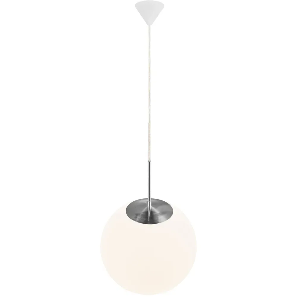 Cafe 30 Pendant Light - White, Glass