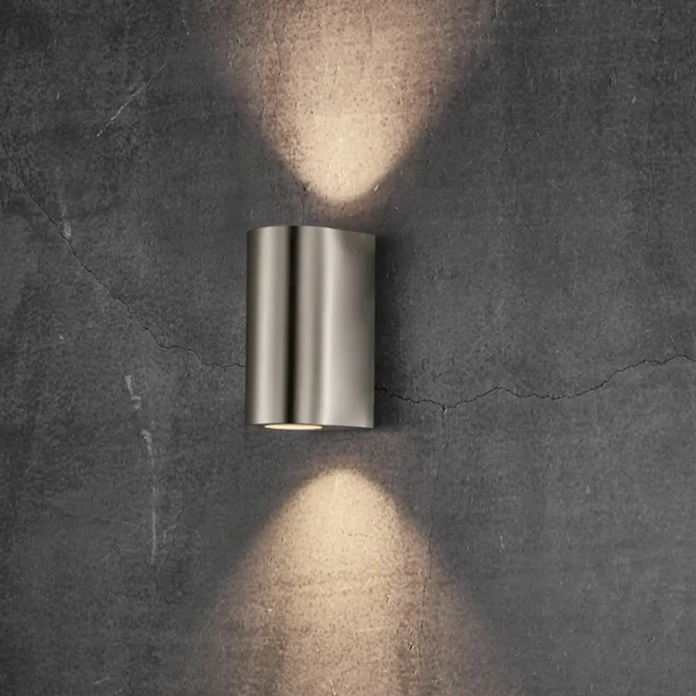 Canto Maxi 2 Wall Light - Silver, Stainless Steel