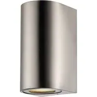 Canto Maxi 2 Wall Light - Silver, Stainless Steel