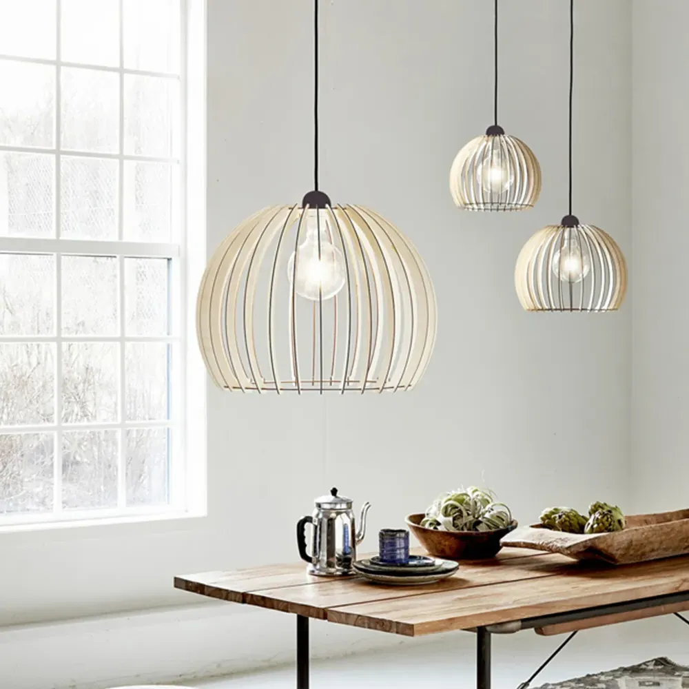 Chino 30 Pendant Light - Brown, Wood