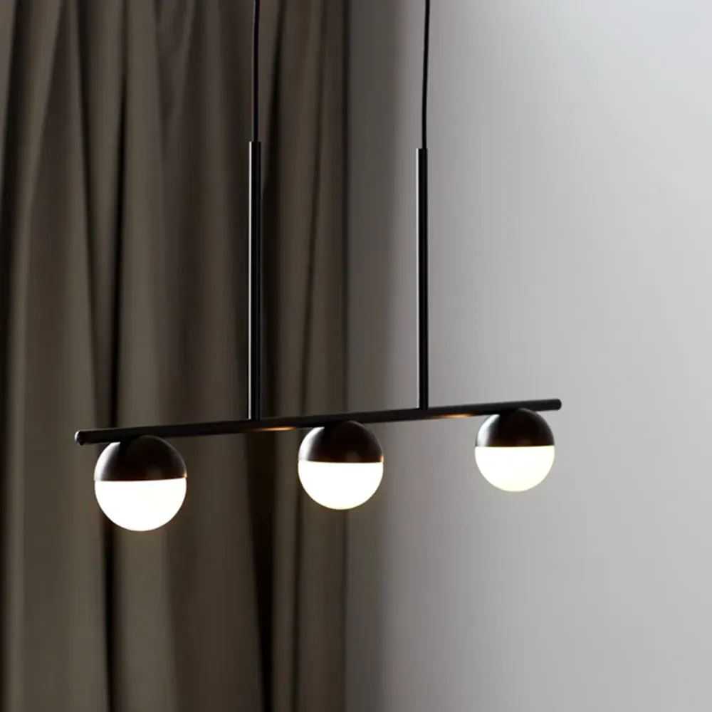 Contina 3-Spot Pendant Light - Black, Metal