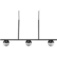 Contina 3-Spot Pendant Light - Black, Metal